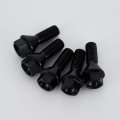 M12x1 5 Black 17mm Hex Lug Bolts 61074 For Bmw Z3 Z4 M3 M6 X1 3 Series E90 E46 E36 3i And 5 E39 E60 Replace Oe 36136781150 5 