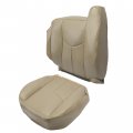 Ecotric Driver Side Seat Bottom Top Cover Compatible With 2003-2007 Gmc Sierra Chevrolet Silverado 1500 2500 3500 2006-2007