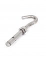 Uxcell Wall Brick M8 Stainless Steel Expansion Open Hook Anchor Bolts 5pcs