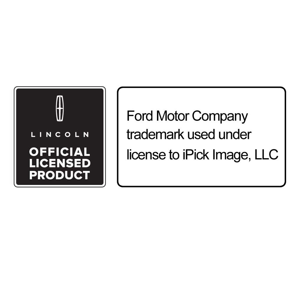 Lincoln Mkc Laser Engraved Maple Wood Gunmetal Frame Case Key Chain
