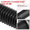 12-point Cylinder Head Stud Hex Nut Kit Compatible With Chevy Big Block Bbc V8 6 5l 6l 7 0l 4l 66-00