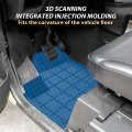 Sautvs Tpe Anti-slip Floor Mats Front Row Liners For Yamaha Wolverine Rmax4 1000 2021-2023 X4 2018-2020 Accessories All Weather