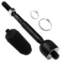 2pc Set Front Suspension Kit Fit 2007-2013 For Acura Mdx Inner Tie Rod End Steering Rack Boot 