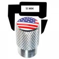 Tricktoppers Polhed Silver Billet Knurled Aluminum Tire Wheel Valve Stem Dust Caps For Cars Trucks Trailers Suv S Rv S