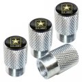 Tricktoppers Polhed Silver Billet Knurled Aluminum Tire Wheel Valve Stem Dust Caps For Cars Trucks Trailers Suv S Rv S