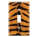 Single Toggle Wall Switch Cover Plate Decor Wallplate Tiger Skin 