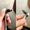 Usonline9 2 Pcs 1 Male To 3 4 Female 1 Ratchet Wrench Socket Adapter Converter Drive Reducer Air Impact Spanner Keys Set Repair