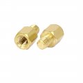 Uxcell M3 X 5mm 4mm Male To Female Thread Brass Hex Hexagonal Standoff Spacers 200pcs