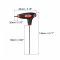 Uxcell 2 5mm Ball End Hex Key T-handle Wrench Spanner Metric S2 Steel