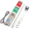 Baomain Industrial Signal Light Column Led Alarm Square Tower Indicator Continuous Warning Buzzer Red Green Ac 110v Lta-402tj