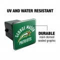 George Mason University Patriots Logo Tow Trailer Hitch Cover Plug Insert 2