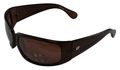 Birdz Eyewear Hooter Sunglasses Brown Frame Mirrored Lens 