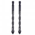 Uxcell 2 Pcs Glass Concrete Drill Bit Masonry Bits Set Carbide Tip For Brick Tile Plastic And Wood With Size 10mm