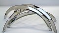 Qmi 521072 -fender Trim For Mercedes Benz W107 Full Arch Mirror Polished Stainless Steel Wide Width Set Of 4 