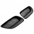 Hecasa Grille Set Compatible With 2004-2006 Pontiac Gto Upper Bumper Grill Abs Plastic Black