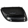 Hecasa Grille Set Compatible With 2004-2006 Pontiac Gto Upper Bumper Grill Abs Plastic Black