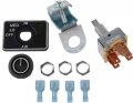 Jegs 3-speed Fan Switch For Auxiliary Heater Assembly Use With Hot Rod Heaters Off Lo Med Hi Settings Includes Faceplate 