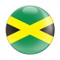 GoBadges Flag Jamaica 3 Magnetic Grill Badge/UV Stable & Weather-Proof/Works Grill Badge Holder 