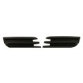 Fog Light Cover Pair For Chrysler Town And Country 2008 2009 2010 Black Grille Bezel Bumper Set Ch1038108 Ch1039108 5113221aa 