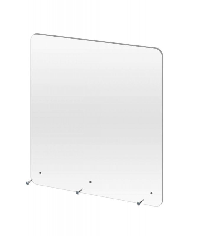 Clear Acrylic Splash Guard And Shield Store Countertop Restaurant Reception Desk 24 Inch X 30 Hanging