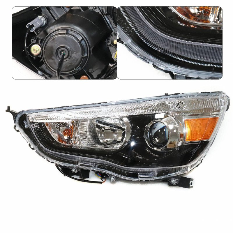Bjtdllx Headlight Set Assembly Fit For Mitsubishi Outlander Sport 2011 2012 2013 2014 2015 2016 2017 2018 2019 Direct