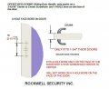 Rockwell Security Charlotte Offset Key Locking Sliding Door Handle With 3 4 Inch Keylock Tuscan Bronze Fits 1-3 Thick Screw