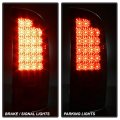 Acanii For 2007-2008 Dodge Ram 1500 2500 3500 Smoked Led Tail Lights Brake Lamps Replacement Driver Passenger Side