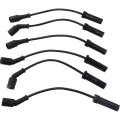 Chevy Silverado 1500 Spark Plug Wire Set 2014 15 16 17 2018 Black Finish 6 Cyl 4 3l Engine Of 6 