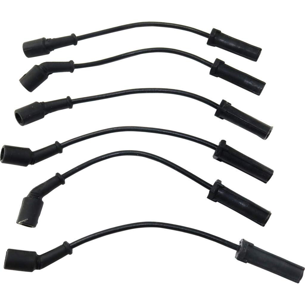 Chevy Silverado 1500 Spark Plug Wire Set 2014 15 16 17 2018 Black Finish 6 Cyl 4 3l Engine Of 6