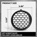 Fog Light Cover Grilles Left Right For Subaru Impreza Wagon Sedan 2008-2014 Black 57731fg210