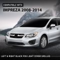 Fog Light Cover Grilles Left Right For Subaru Impreza Wagon Sedan 2008-2014 Black 57731fg210