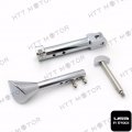 Httmt Ak-017- Cnc Adjustable Kickstand Side Stand Chrome Compatible With 2009-2014 Star Vmax V-max