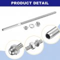Uxcell 60 Pack Cable Railing Kit 6 Long 1 8 Swage Threaded Stud Tensioner T316 Stainless Steel End Fitting Terminal For 4x4 2x2