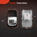 Single Power Window Switch For Mercedes-benz W213 Series E200 2017-2020 E250 E300 2017-2019 E350 2020 E400 17-18 Coffee Color