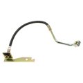 Brake Hose For Pontiac Grand Prix 2005 2006 2007 2008 Front Passenger Side Corrosion Resistant Steel Black And Silver 17 6 In 