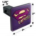 Superman Bizarro Shield Logo Tow Trailer Hitch Cover Plug Insert