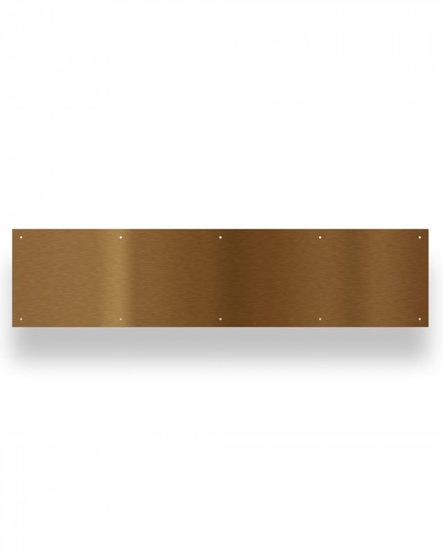 Hardware Essentials 851651 Hillman 852749-aluminum Kick Plate-antique Brass Finish8 X 34 Bi-fold Sliding Door Guide 8