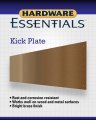 Hardware Essentials 851651 Hillman 852749-aluminum Kick Plate-antique Brass Finish8 X 34 Bi-fold Sliding Door Guide 8