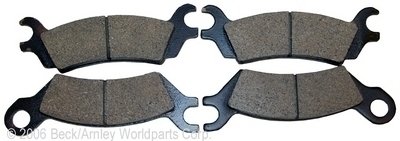 Premium Brake Pads 082-1318 For Car Rear Organic Pad Material Rotor Friendly Excellent Quality