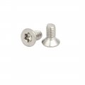 Uxcell M2 5x5mm T8 304 Stainless Steel Flat Torx Head Screw 40pcs