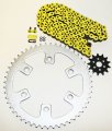 Yellow O Ring Chain And Sprocket Kit 13 51 114l For Honda Cr125r 1987 To 2003 Steel Front Rear Sprockets 