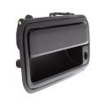 Exterior Door Handle Pair Front Driver And Passenger Side For Gmc C1500 C2500 1990 1991 1992 1993 Black Textured Plastic Bezel