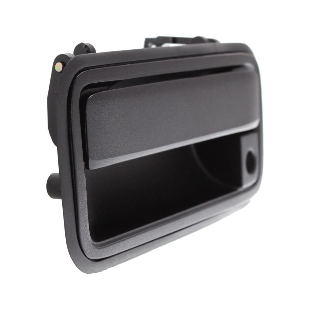 Exterior Door Handle Pair Front Driver And Passenger Side For Gmc C1500 C2500 1990 1991 1992 1993 Black Textured Plastic Bezel