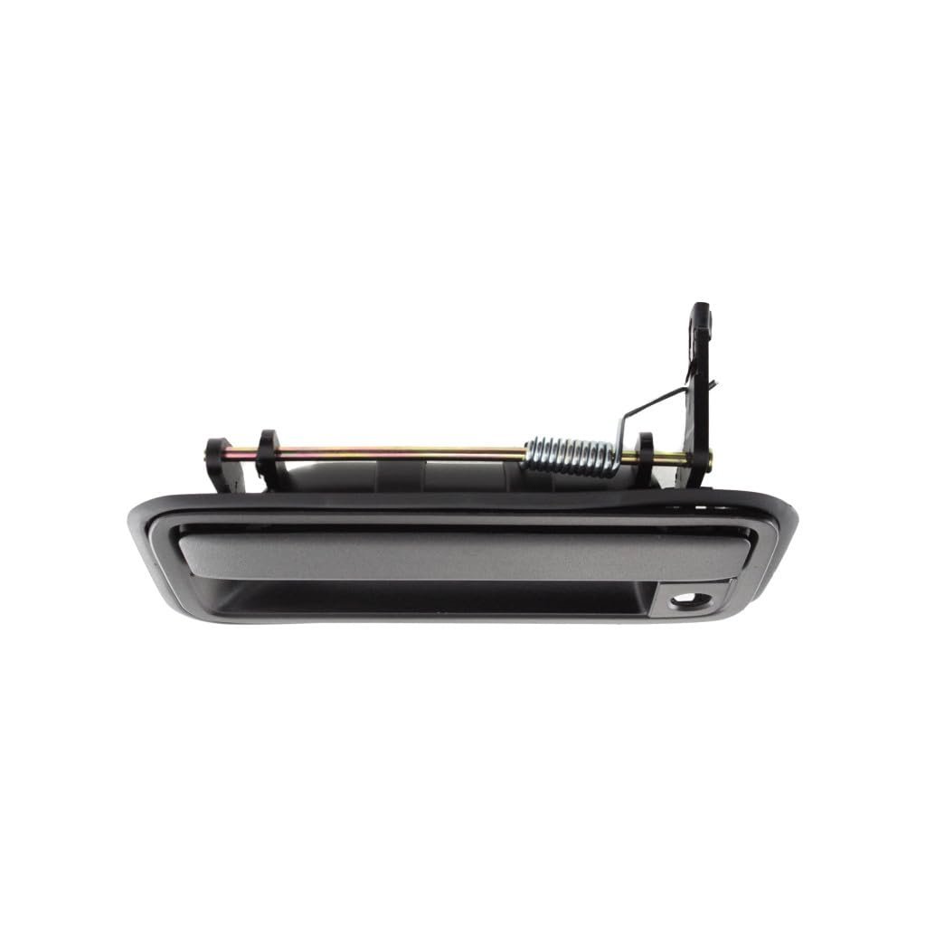 Exterior Door Handle Pair Front Driver And Passenger Side For Gmc C1500 C2500 1990 1991 1992 1993 Black Textured Plastic Bezel