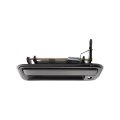 Exterior Door Handle Pair Front Driver And Passenger Side For Gmc C1500 C2500 1990 1991 1992 1993 Black Textured Plastic Bezel