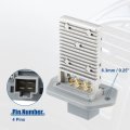 Acropix Blower Motor Resistor Replacement Fit For Chevrolet Aveo Pack Of 1 Silver Tone Gray