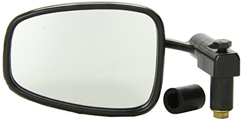 Ken Sean 920030 Matte Black 7 8 Universal Semi-rectangle Bar End Mirror