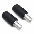 Httmt- Universal 10mm 45 115mm Motorcycle Frame Sliders Crash Protector Compatible With Yamah Hond P N Xh6014-019-bk