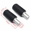 Httmt- Universal 10mm 45 115mm Motorcycle Frame Sliders Crash Protector Compatible With Yamah Hond P N Xh6014-019-bk