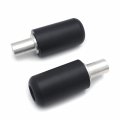 Httmt- Universal 10mm 45 115mm Motorcycle Frame Sliders Crash Protector Compatible With Yamah Hond P N Xh6014-019-bk